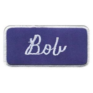 Embroidered Bob Appliqué Patch